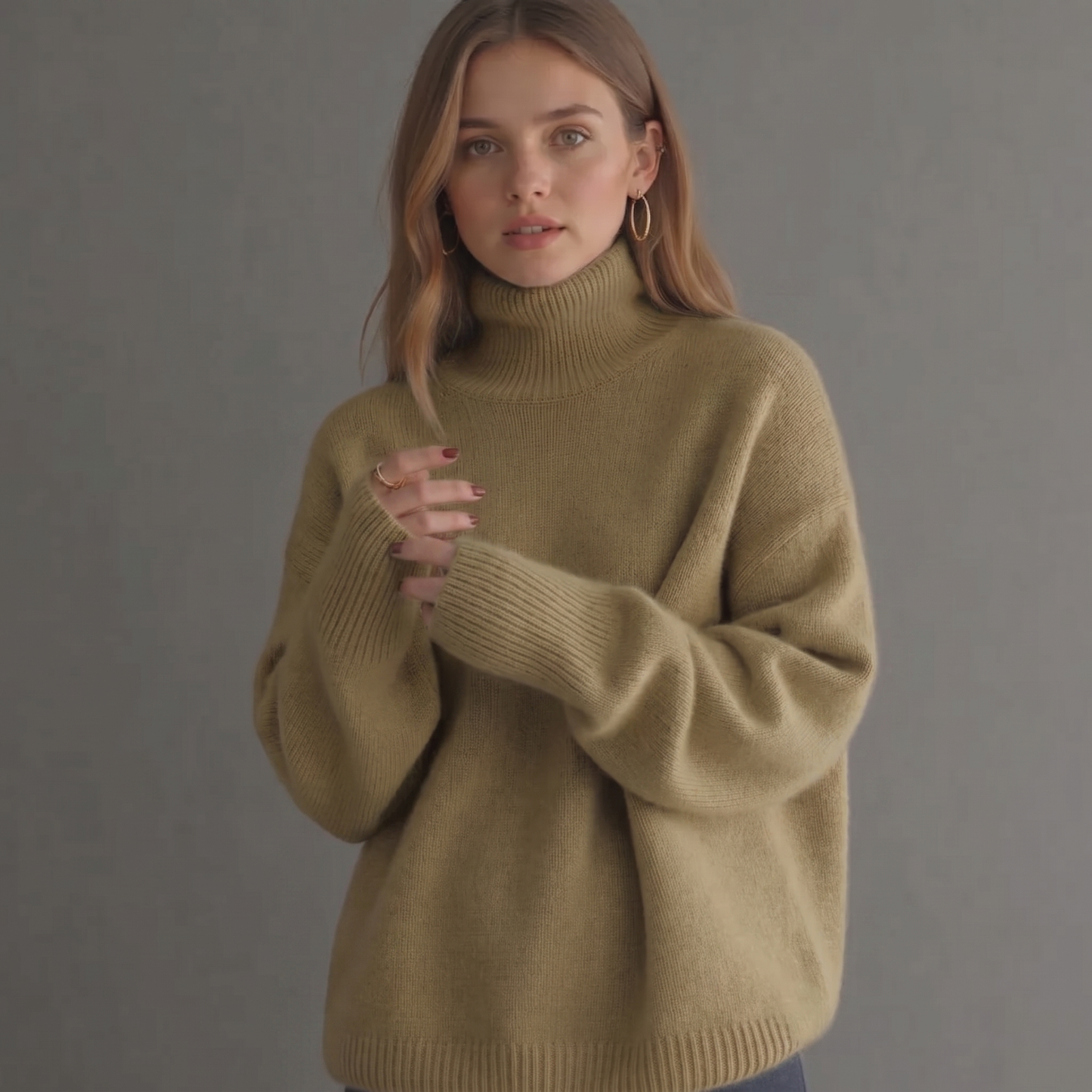 Sweatshirt | Casual | Schlichter Pullover für Damen-HauteBerlin