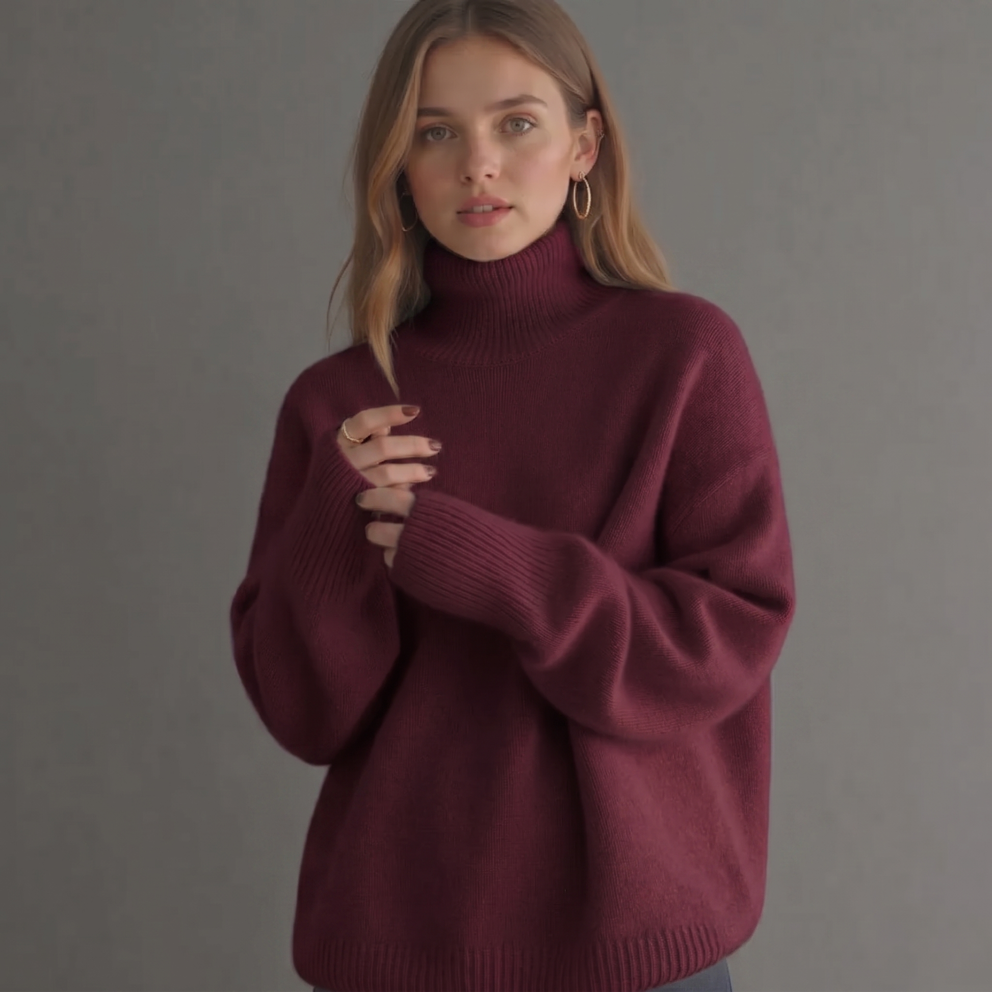 Sweatshirt | Casual | Schlichter Pullover für Damen-HauteBerlin