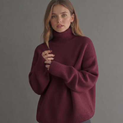 Sweatshirt | Casual | Schlichter Pullover für Damen-HauteBerlin