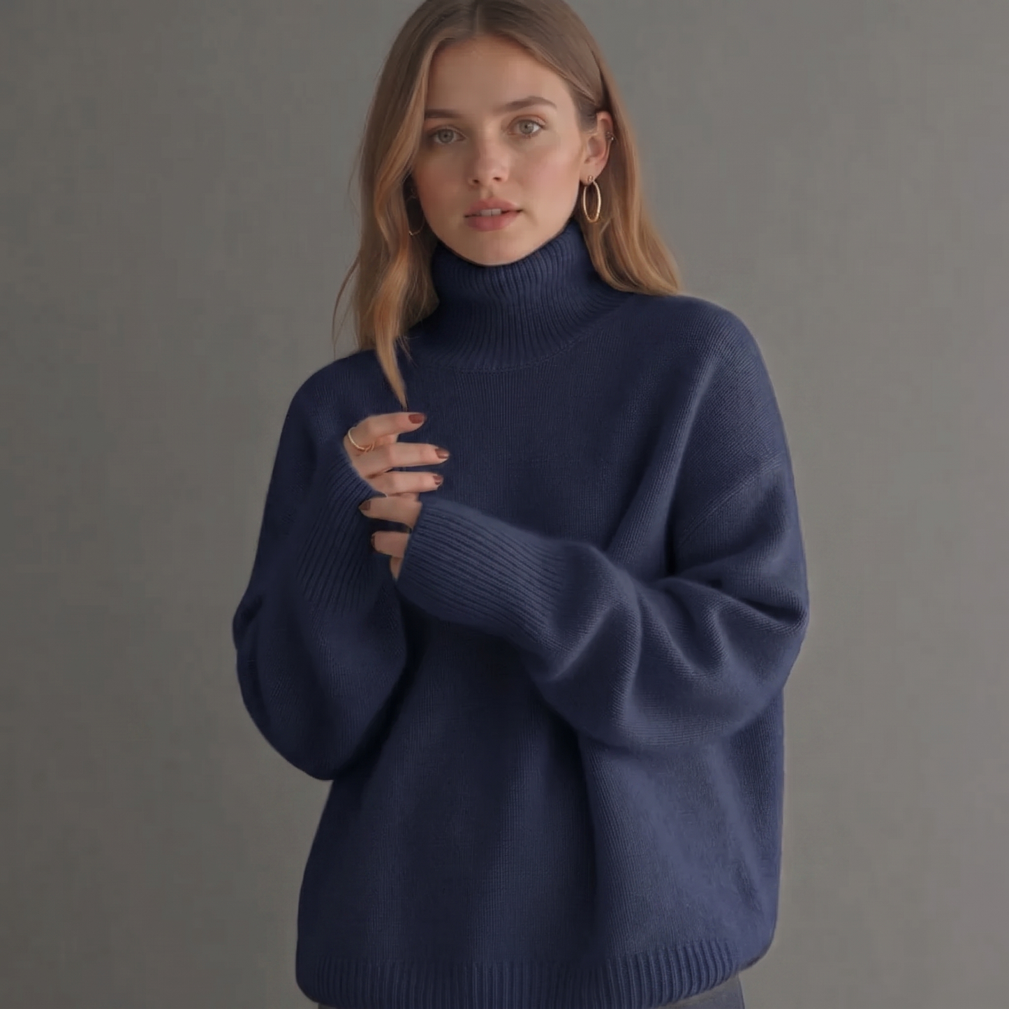 Sweatshirt | Casual | Schlichter Pullover für Damen-HauteBerlin