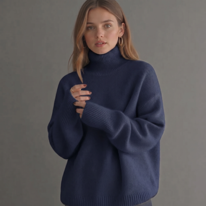 Sweatshirt | Casual | Schlichter Pullover für Damen-HauteBerlin