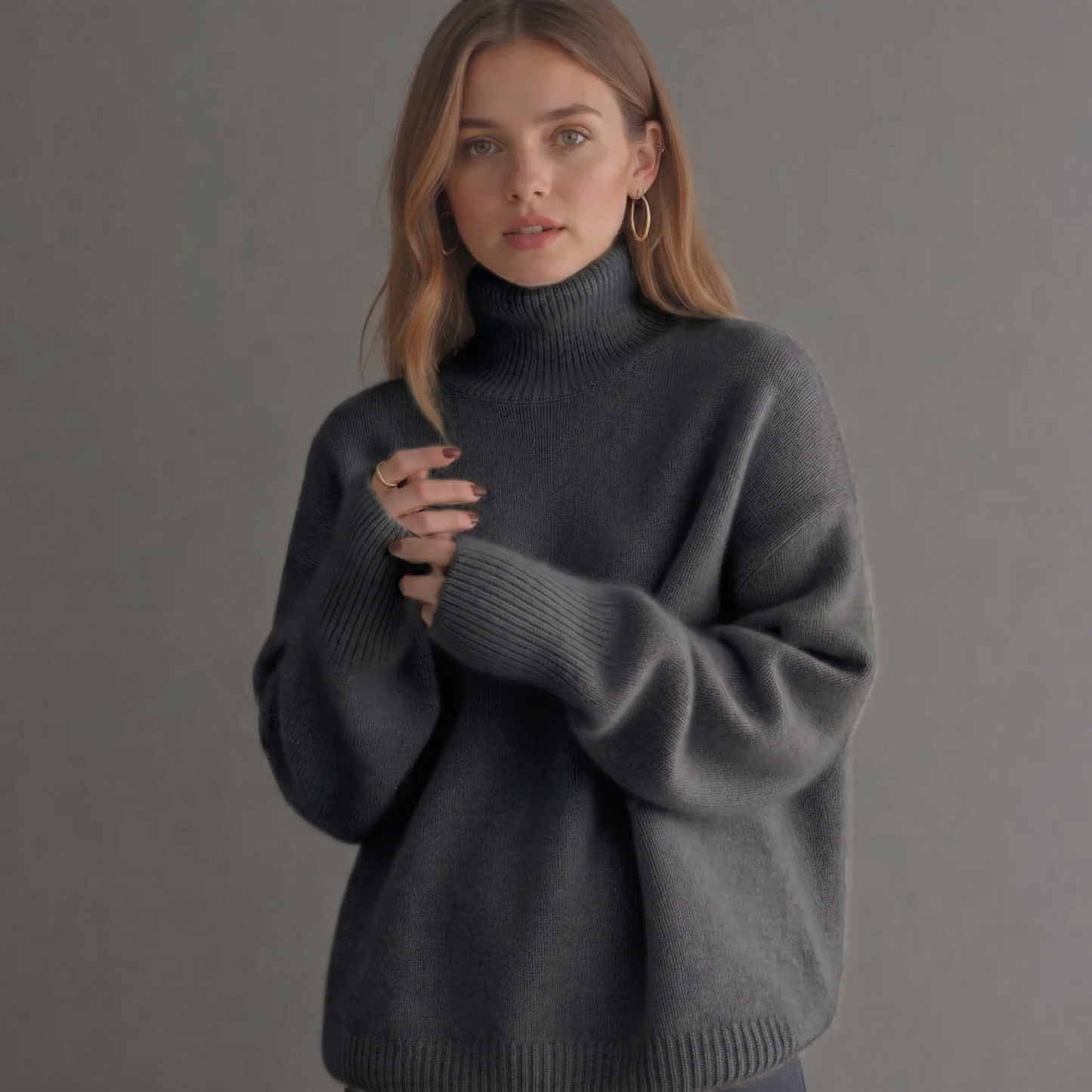 Sweatshirt | Casual | Schlichter Pullover für Damen-HauteBerlin