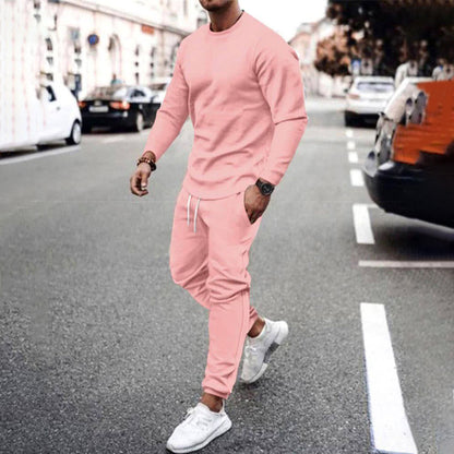 Sweatshirt und Jogger Set | Casual | Trainingsanzug | Zweiteiliges Set | Herrenbekleidung-HauteBerlin