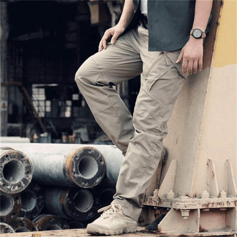 Taktische Cargohose Herren – wasserabweisende Wanderhose mit geradem Bein-HauteBerlin