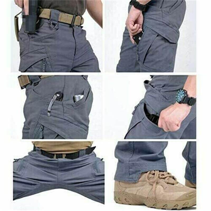 Taktische Cargohose Herren – wasserabweisende Wanderhose mit geradem Bein-HauteBerlin
