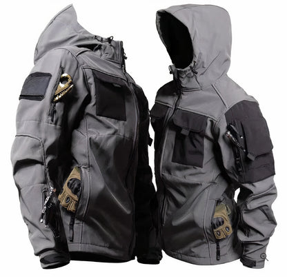 Taktische Jacke | Kapuze | Wasserdicht | Outdoorjacken | Herrenjacken-HauteBerlin