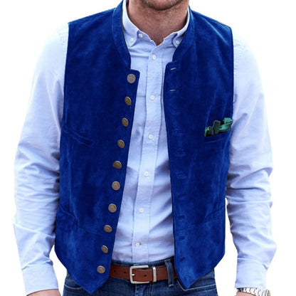 Trachtenweste Herren - Traditionell Braun Oktoberfest-HauteBerlin
