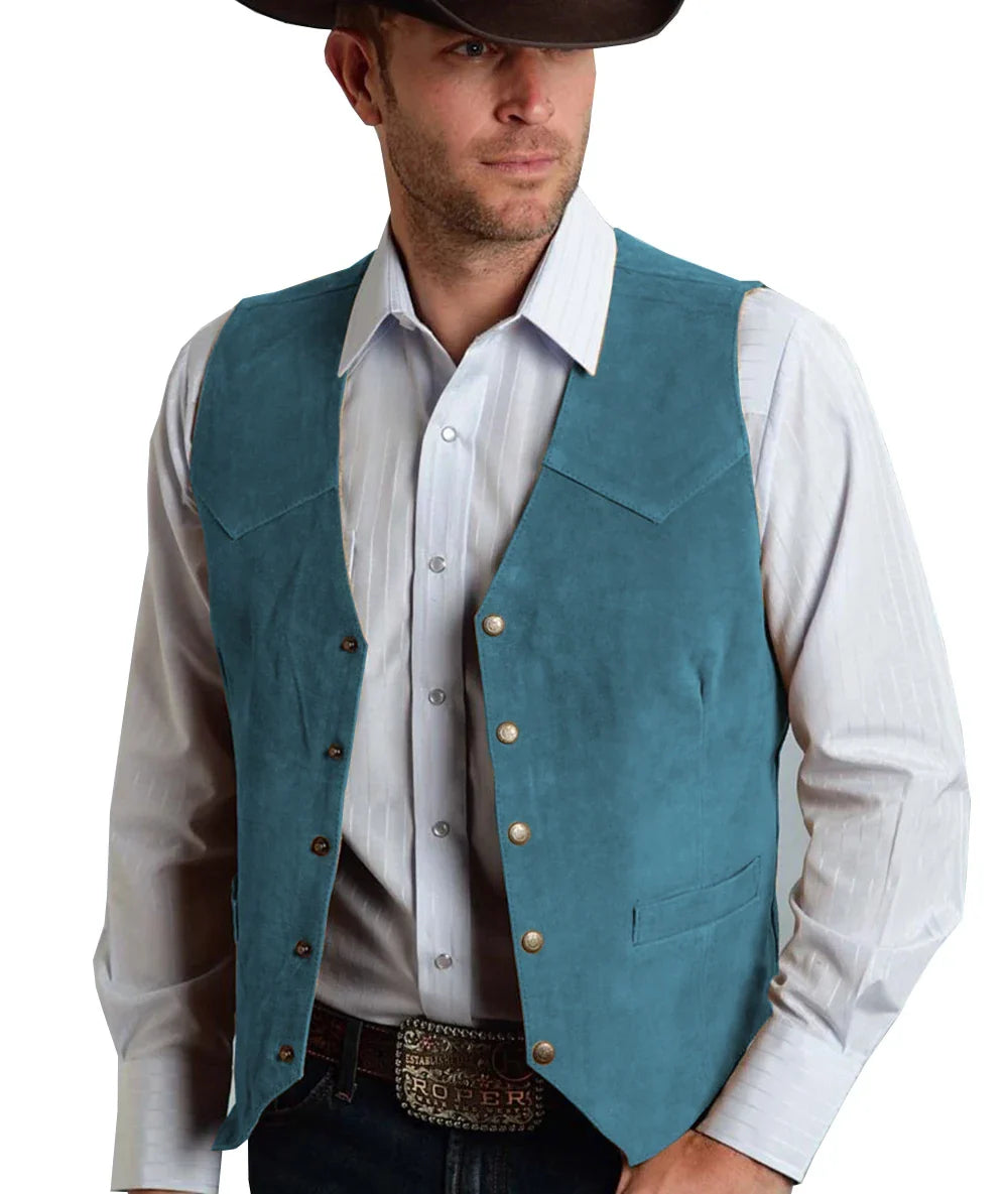Trachtenweste Herren - Traditionell Rosa Oktoberfest-HauteBerlin