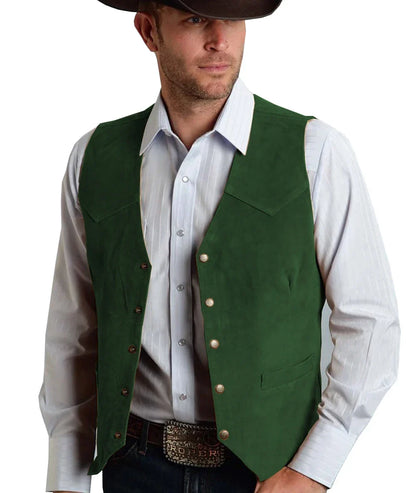Trachtenweste Herren - Traditionell Rosa Oktoberfest-HauteBerlin