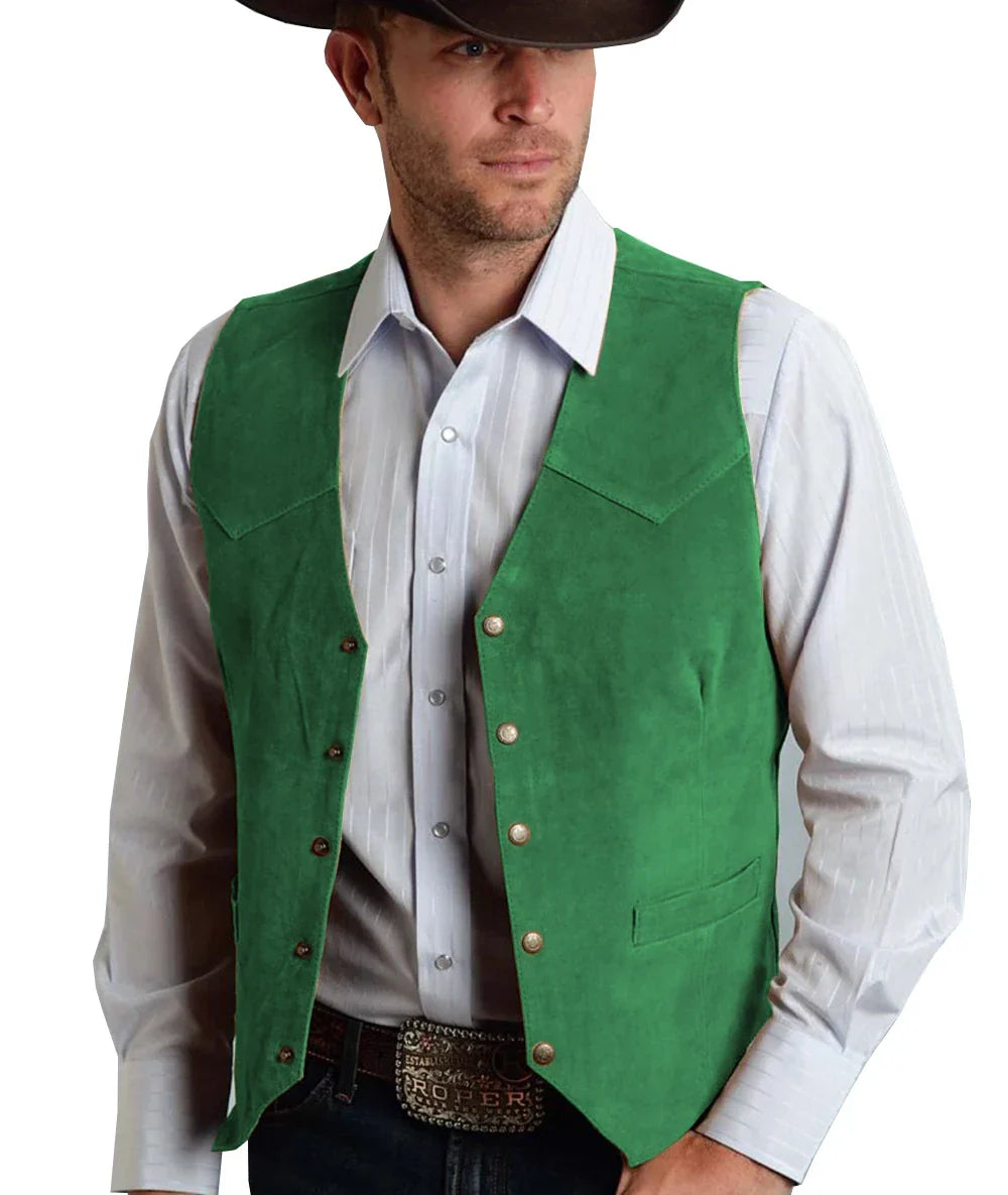 Trachtenweste Herren - Traditionell Rosa Oktoberfest-HauteBerlin