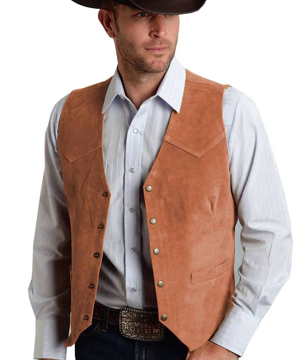 Trachtenweste Herren - Traditionell Rosa Oktoberfest-HauteBerlin