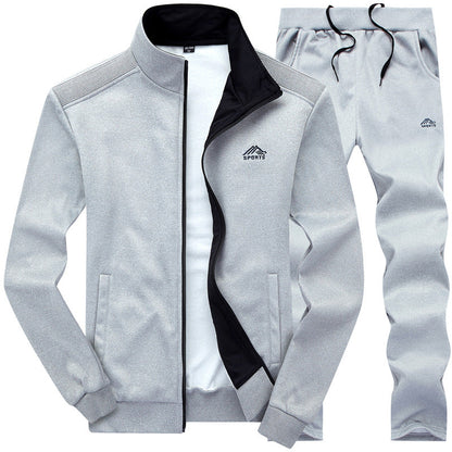 Trainingsanzug | Slim Fit | Zip-Up | Herren-Trainingsanzug | Herren-Sportbekleidungs-Sets-HauteBerlin