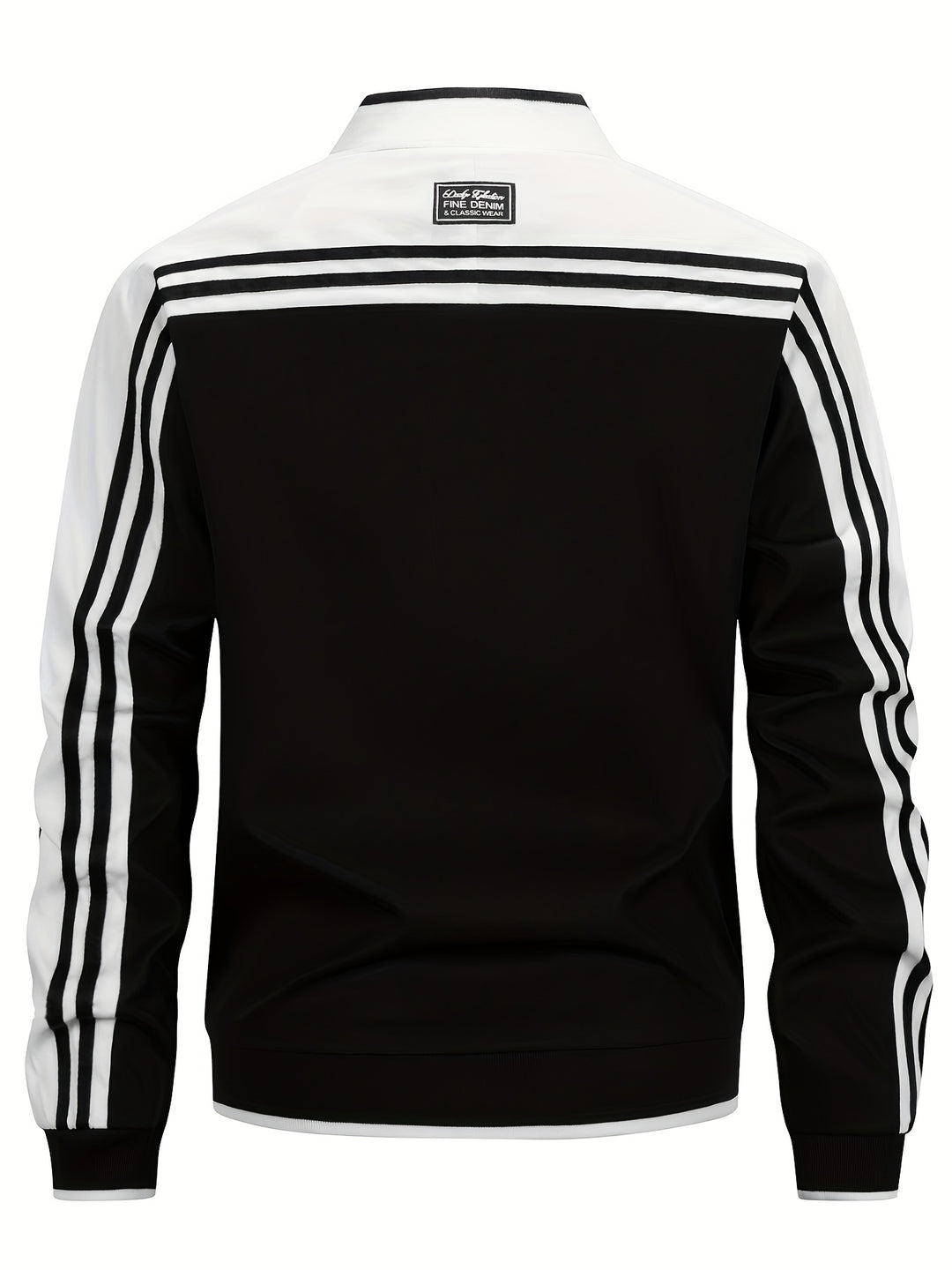 Trainingsjacke - Zip-Up - Gestreift - Sportjacke - Herrenbekleidung-HauteBerlin