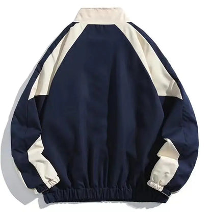 Trainingsjacke – mit Reißverschluss – Oversized – Windjacke – Herrenjacke-HauteBerlin
