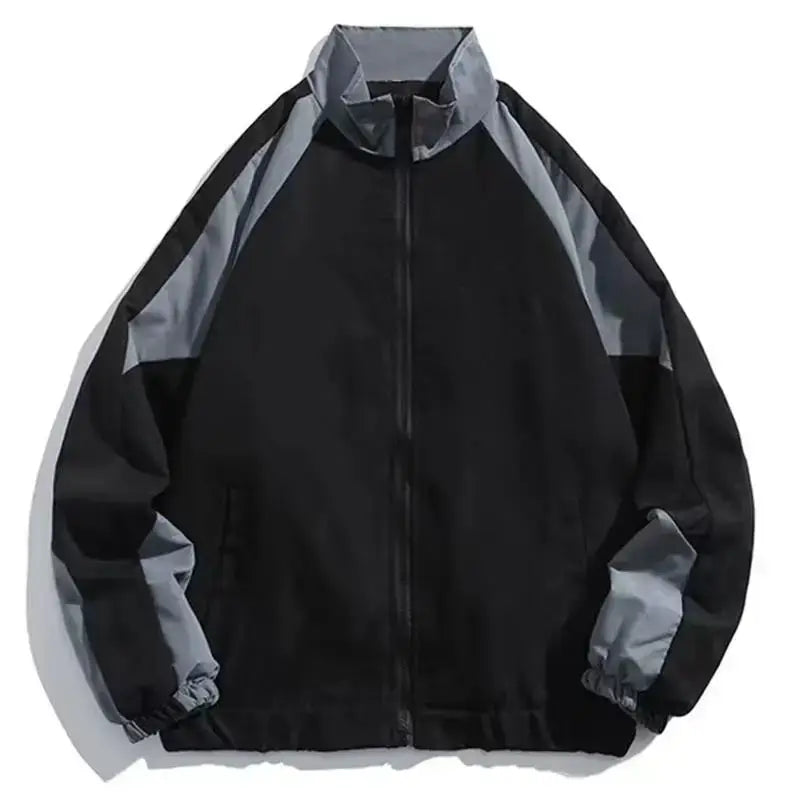 Trainingsjacke – mit Reißverschluss – Oversized – Windjacke – Herrenjacke-HauteBerlin