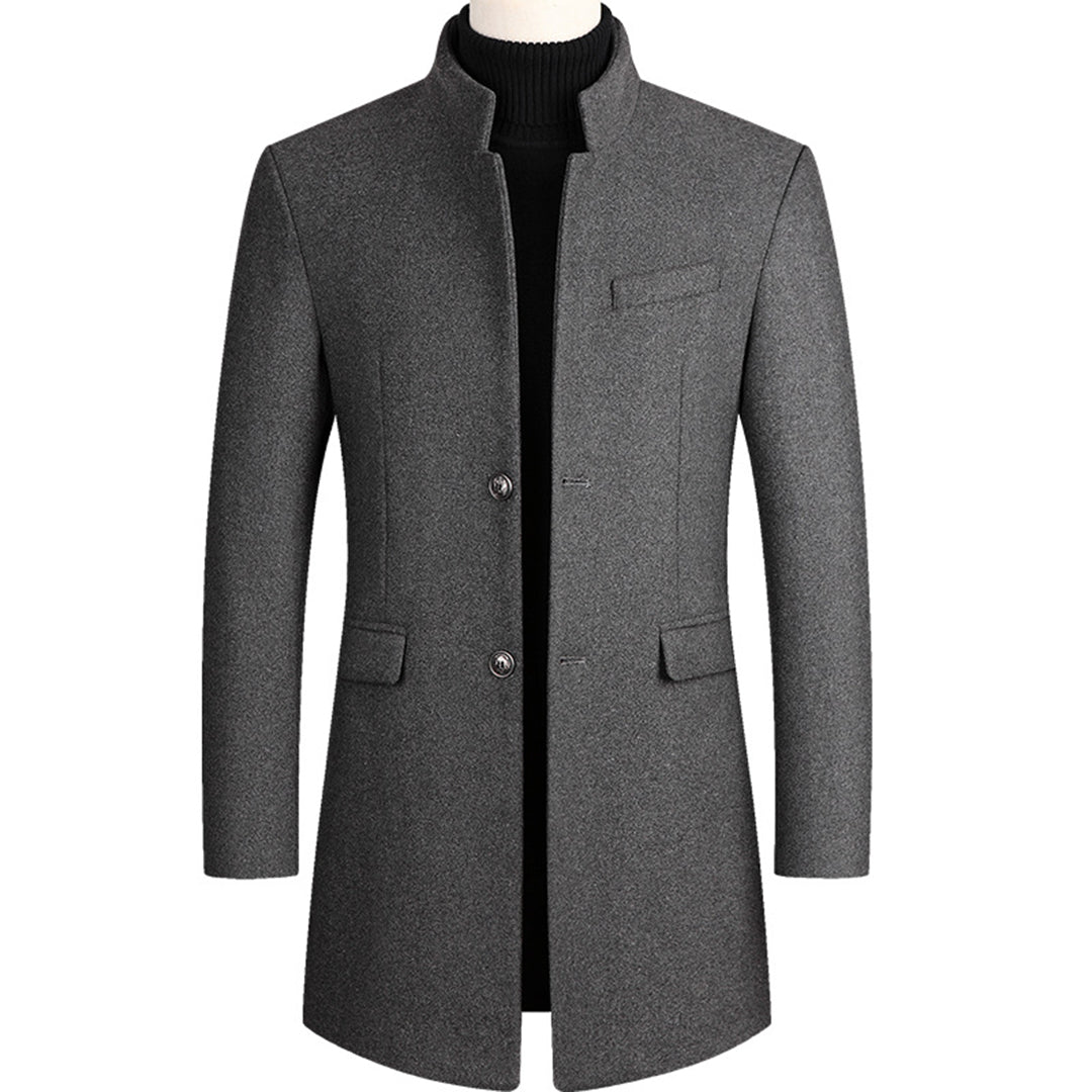 Trenchcoat aus Wolle - Einreihig - Mittellang - Trenchcoat - Herrenjacken-HauteBerlin