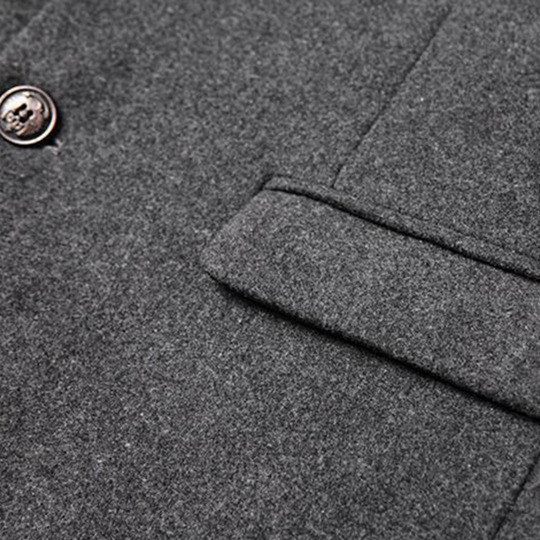 Trenchcoat aus Wolle - Einreihig - Mittellang - Trenchcoat - Herrenjacken-HauteBerlin