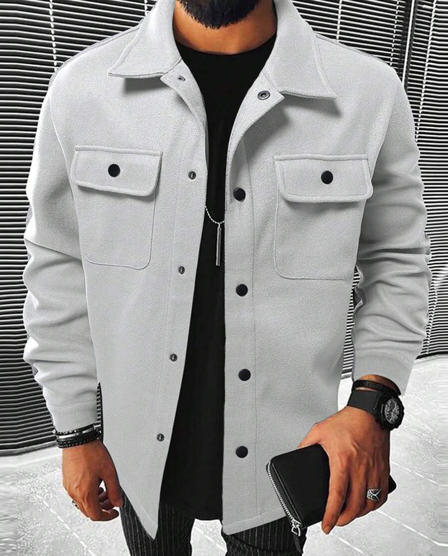 Überhemd | Warm | Button-Up | Hemdjacke | Herrenhemden-HauteBerlin