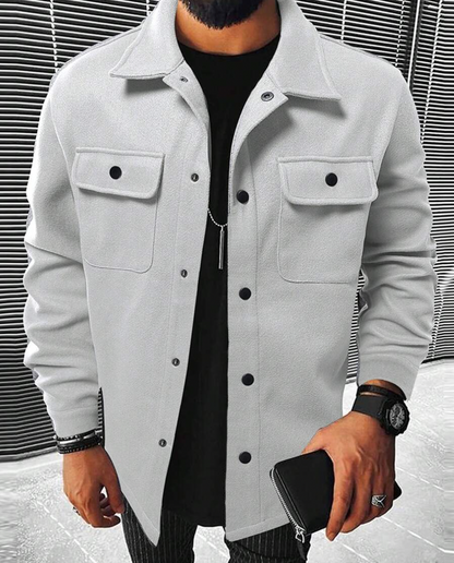 Überhemd | Warm | Button-Up | Hemdjacke | Herrenhemden-HauteBerlin