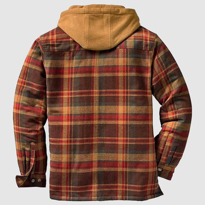 Überziehjacke | Kariert | Kapuzenjacke | Steppfutterjacke | Herrenjacke-HauteBerlin