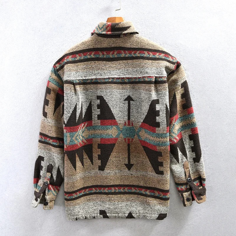 Vintage-Jacke – bedruckt – Overshirt-Jacke – Herrenjacke-HauteBerlin