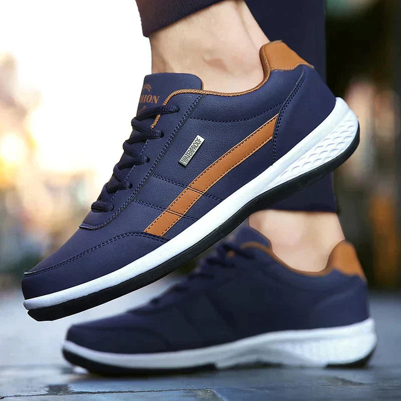 Walking-Schuhe – Schnürschuhe – Orthopädisch – Herren-Sneaker – Turnschuhe-HauteBerlin