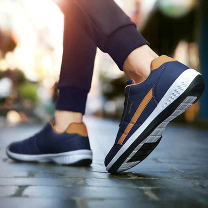 Walking-Schuhe – Schnürschuhe – Orthopädisch – Herren-Sneaker – Turnschuhe-HauteBerlin