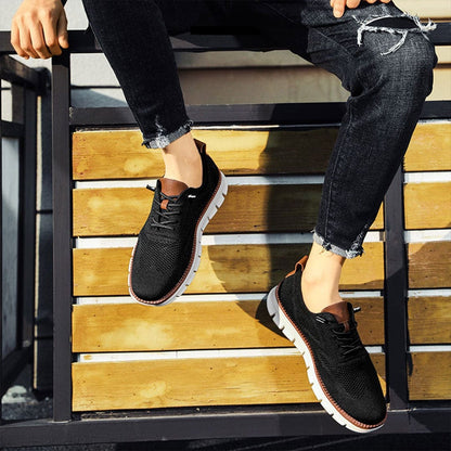 Wanderschuhe | Slip-On | Ergonomisch | Mesh-Sneaker | Herrenschuhe-HauteBerlin