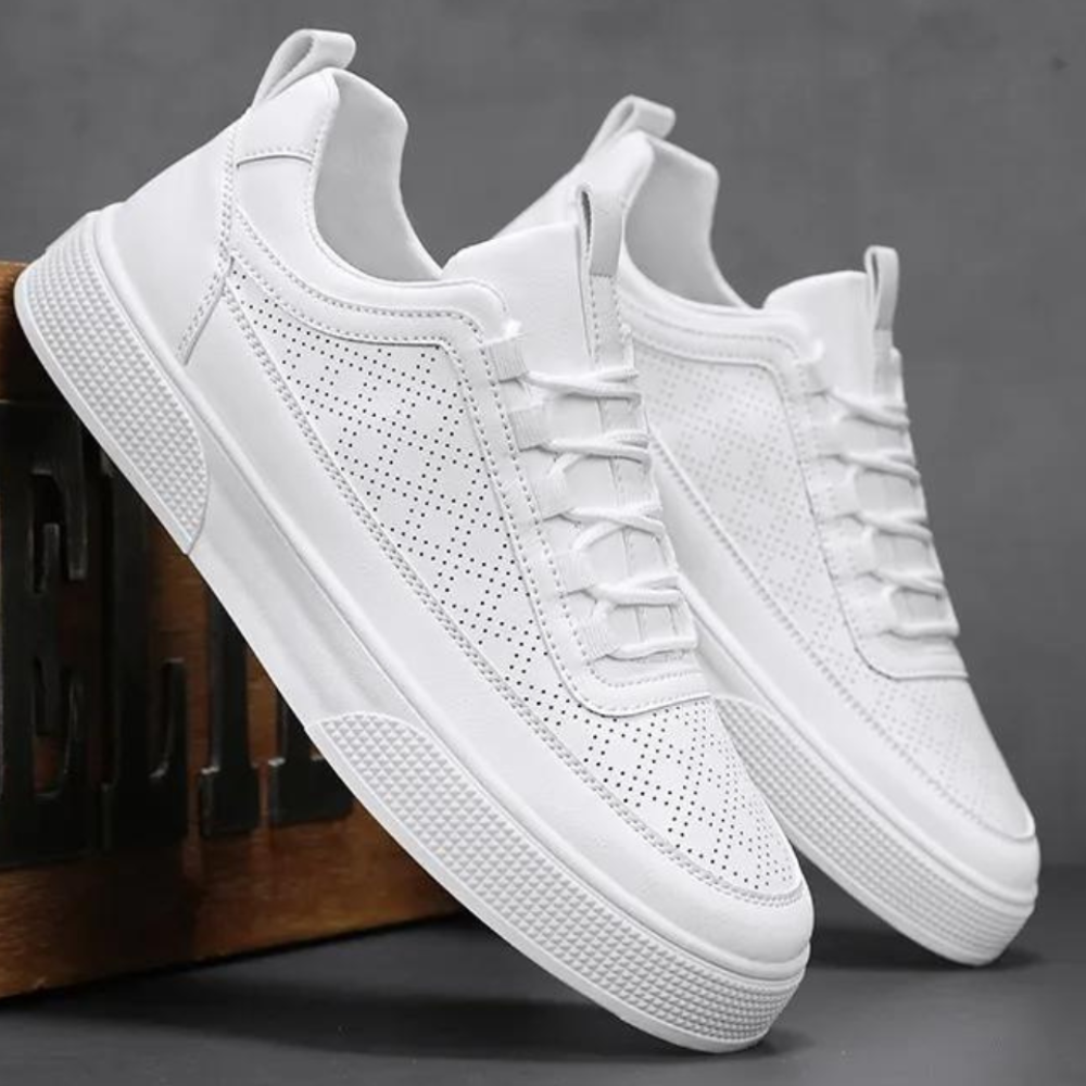 Weiße Sneakers - Leichte Slip-On Sneakers für Männer für den Sommer-HauteBerlin