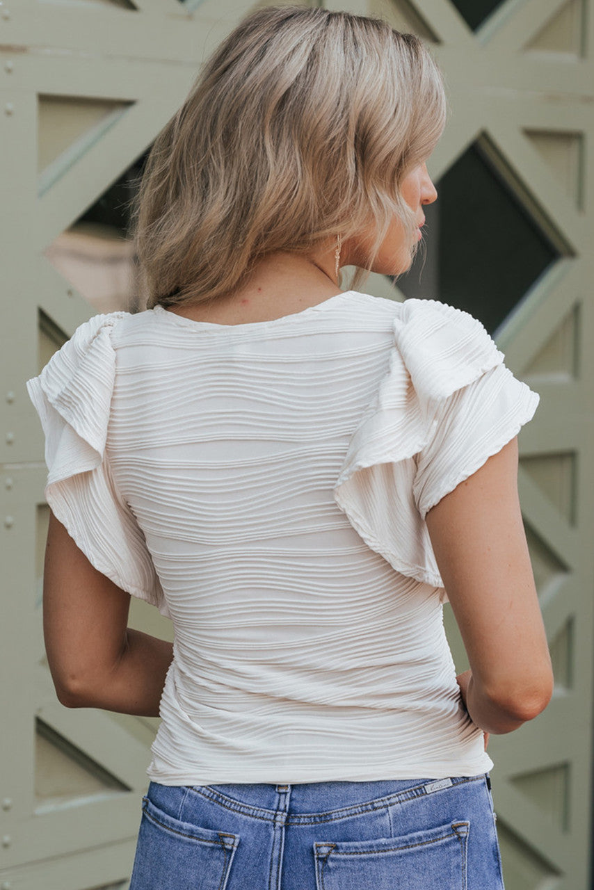 Weißes Kleid – Ärmellos – Midi – Spitzenkleid – Sommerkleid-HauteBerlin