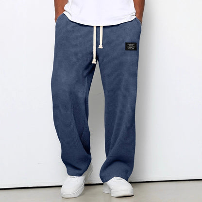 Weite Hose Herren mit Kordelzug Blau