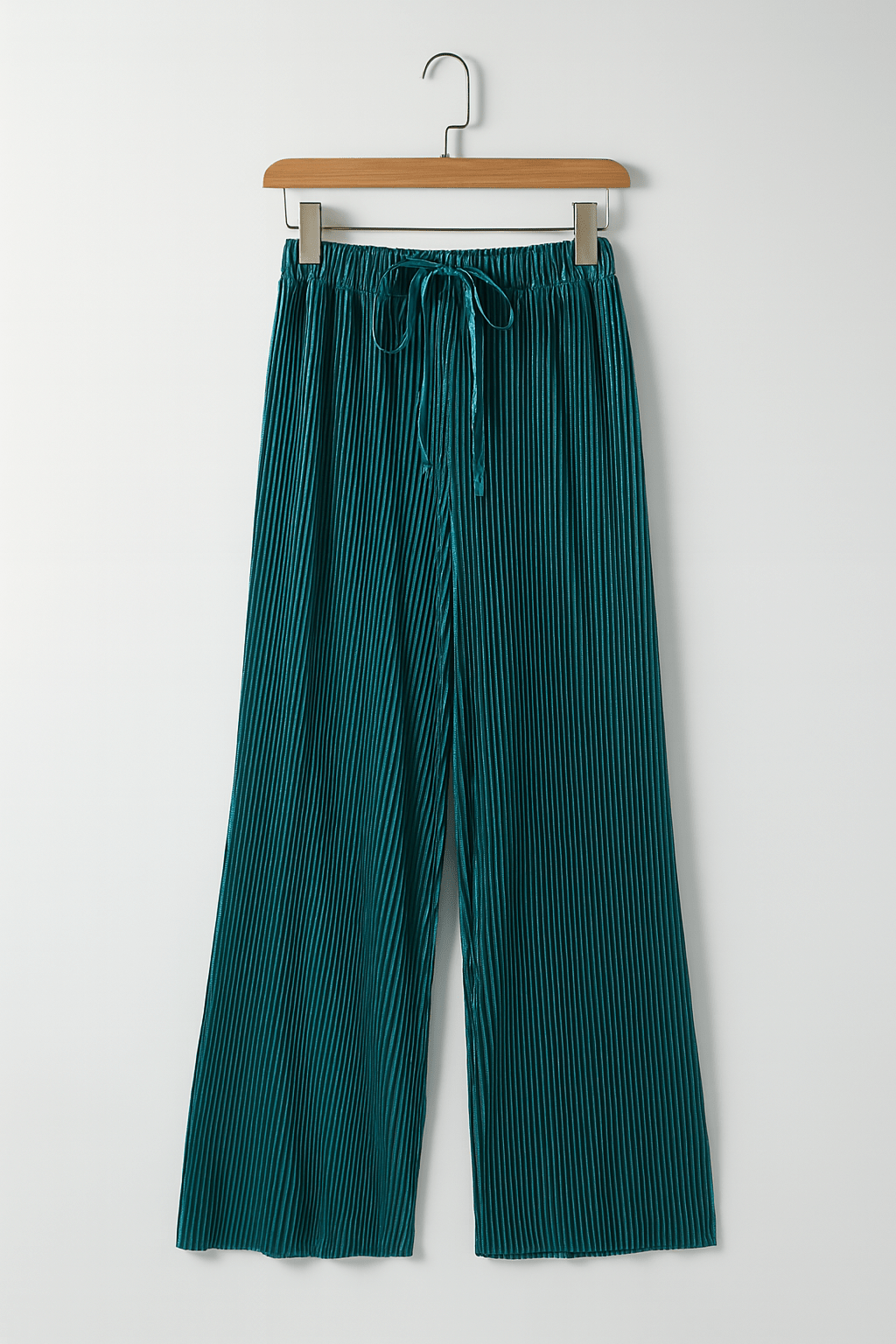 Weite Hosen | Kordelzug | Elastischer Bund | Gerippte Hosen | Damenhosen-HauteBerlin