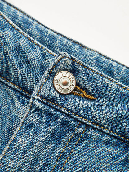 Weite Jeans | Blau | Locker sitzend | Hohe Taille | Damenjeans-HauteBerlin
