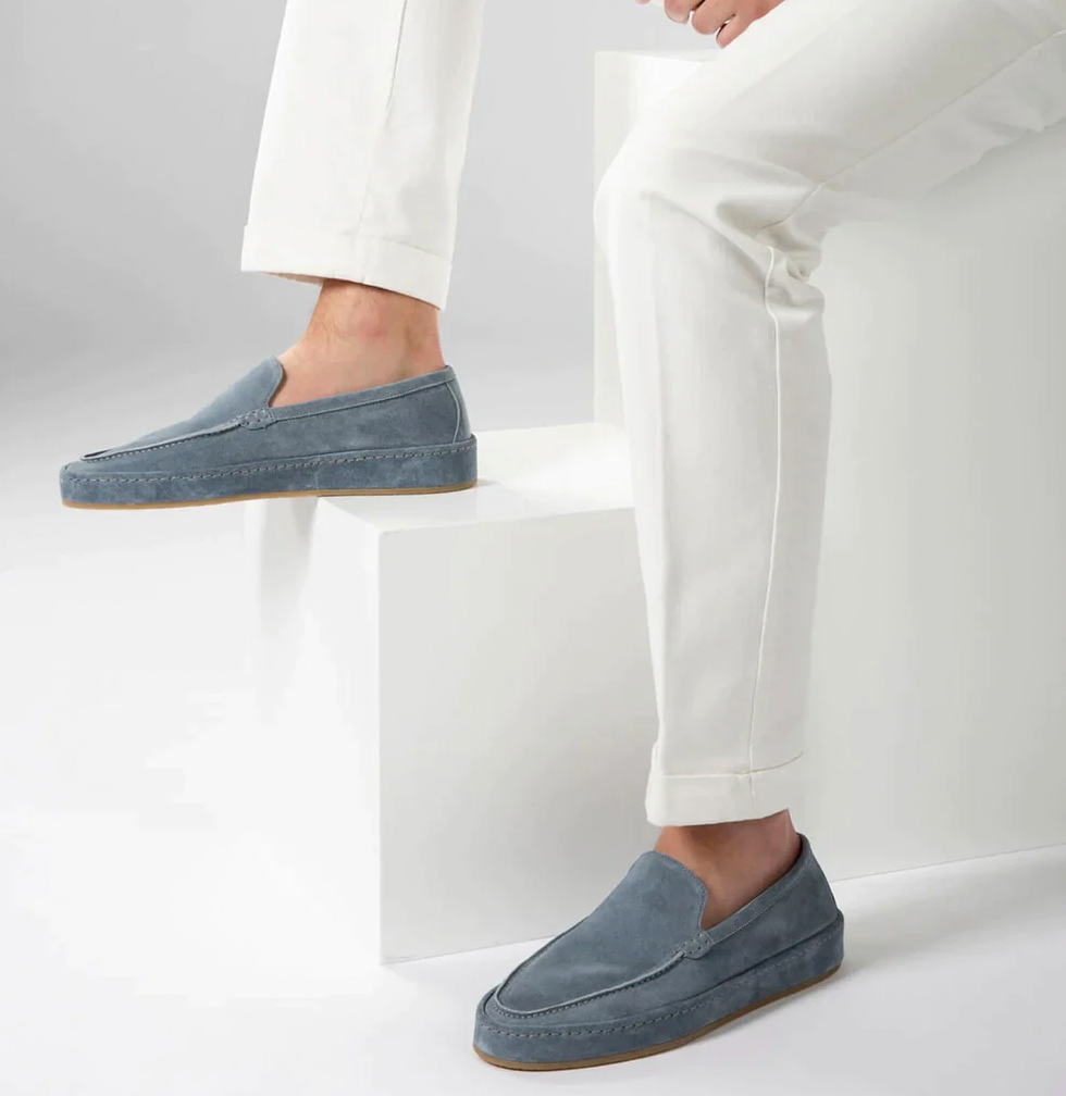 Wildleder-Loafer | Herren Slip-On-Schuhe-HauteBerlin