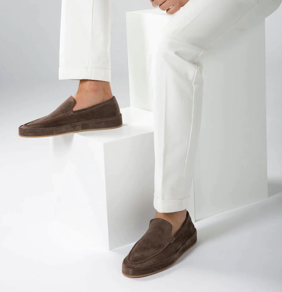 Wildleder-Loafer | Herren Slip-On-Schuhe-HauteBerlin