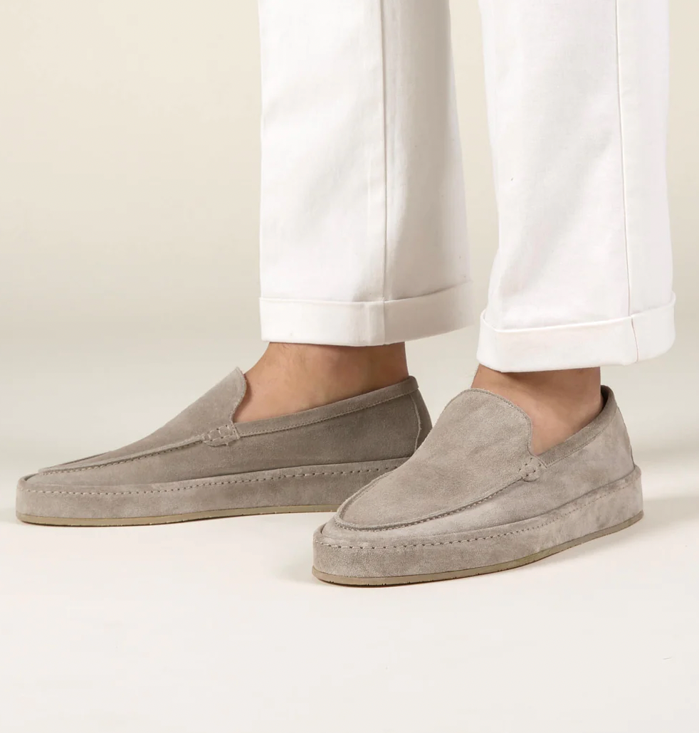 Wildleder-Loafer | Herren Slip-On-Schuhe-HauteBerlin