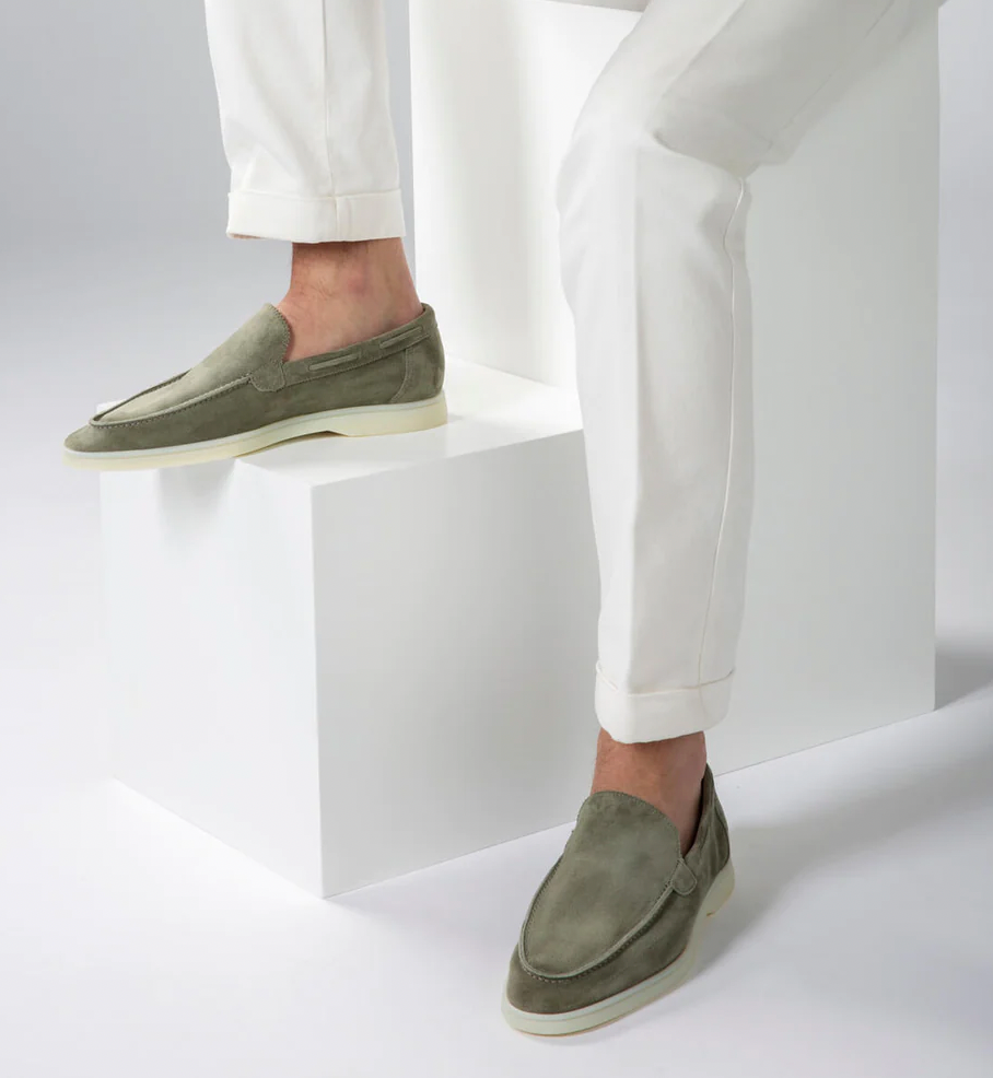 Wildleder Loafers - Stylish - Slip-On - Leder Loafers - Herrenschuhe-HauteBerlin
