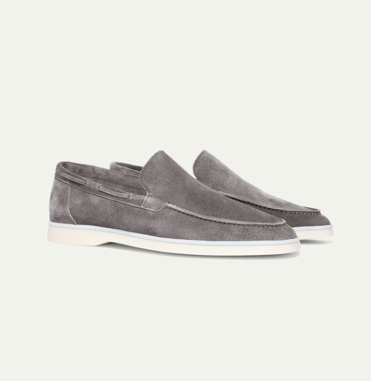 Wildleder-Slipper – zum Hineinschlüpfen – bequem – Lederslipper – Herrenschuhe-HauteBerlin