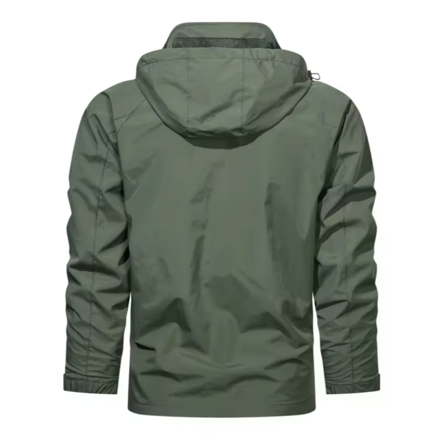 Windbreaker Jacke - Wasserdichte Outdoorjacke mit Kapuze für Männer-HauteBerlin