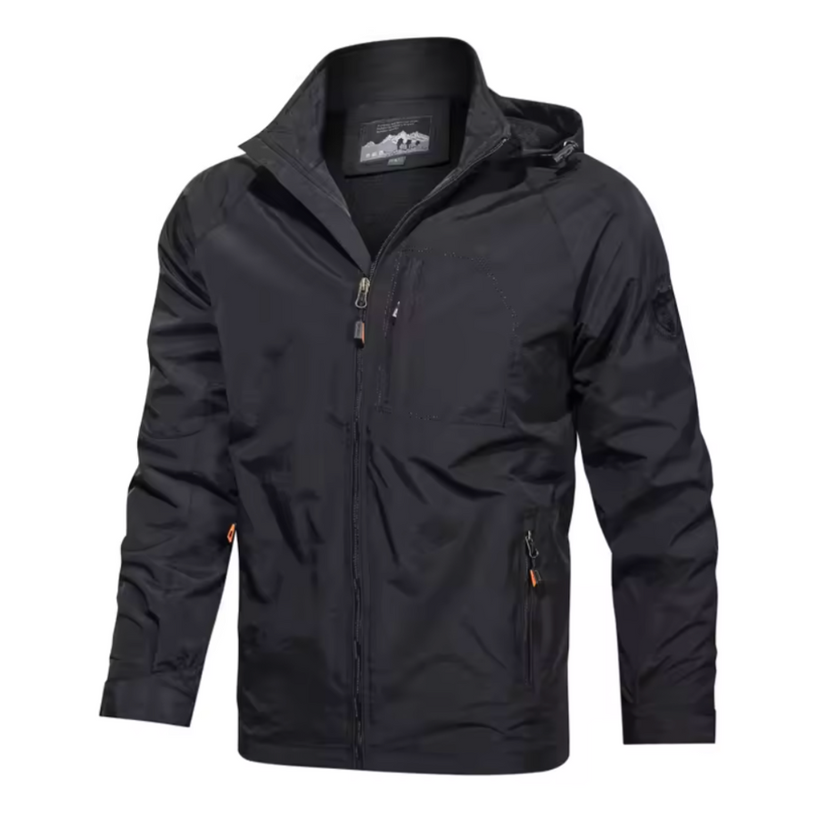 Windbreaker Jacke - Wasserdichte Outdoorjacke mit Kapuze für Männer-HauteBerlin