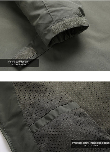 Windbreaker-Jacke – winddichte Outdoor-Softshelljacke mit Kapuze für Herren-HauteBerlin