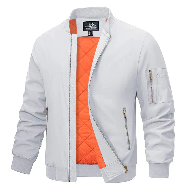 Winddichte Jacke | Reißverschluss | Leicht | Bomberjacke | Herrenjacke-HauteBerlin
