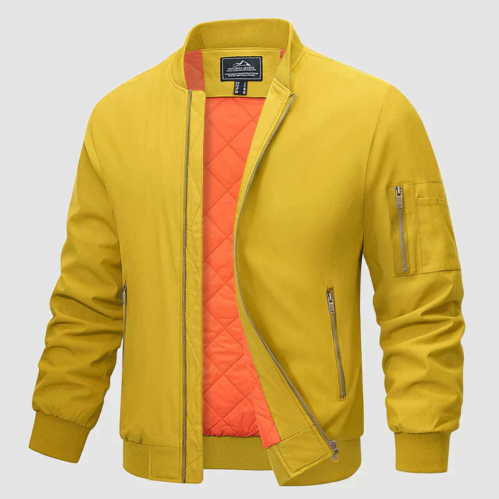 Winddichte Jacke | Reißverschluss | Leicht | Bomberjacke | Herrenjacke-HauteBerlin