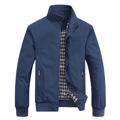 Winddichte Jacke | Reißverschluss | Wasserdicht | Harrington-Jacke | Herrenjacken-HauteBerlin