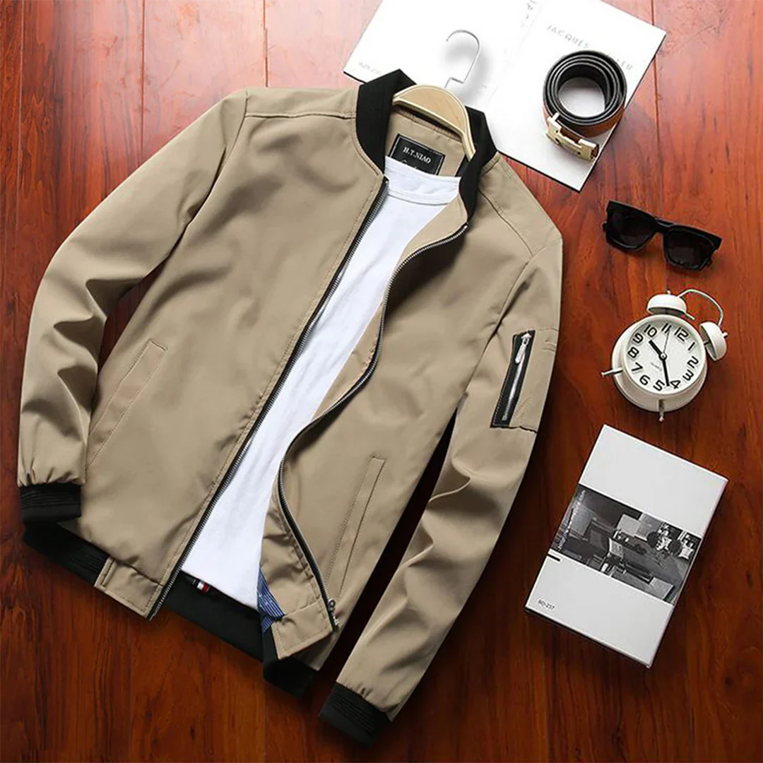 Winddichte Jacke – wasserdicht – Herbst – Bomberjacke – Herrenjacke-HauteBerlin