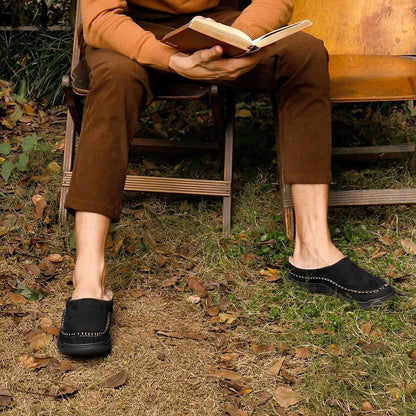 Winter Clogs | Warm | Fell gefüttert | Slipper | Herren Hausschuhe-HauteBerlin