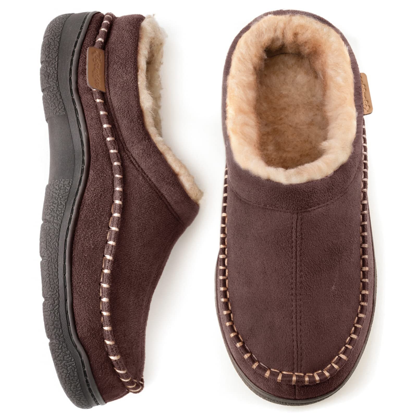 Winter Clogs | Warm | Fell gefüttert | Slipper | Herren Hausschuhe-HauteBerlin