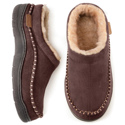 Winter Clogs | Warm | Fell gefüttert | Slipper | Herren Hausschuhe-HauteBerlin