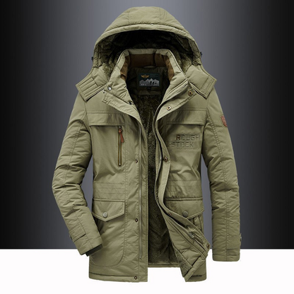 Winter Parka - Warme, mit Fleece gefütterte Winterjacke mit Kapuze für Männer-HauteBerlin