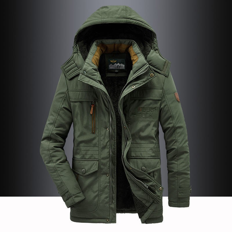 Winter Parka - Warme, mit Fleece gefütterte Winterjacke mit Kapuze für Männer-HauteBerlin